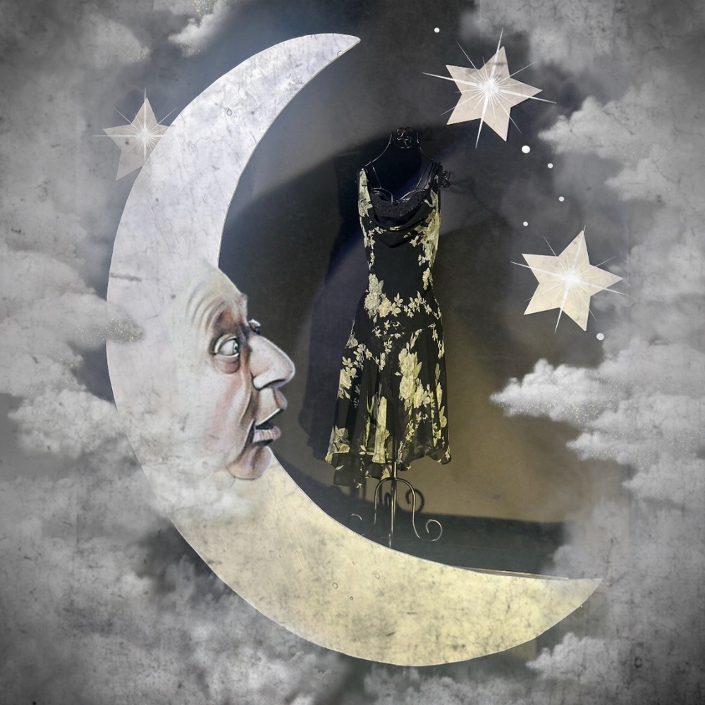 Beautiful asymmetrical beaded dress